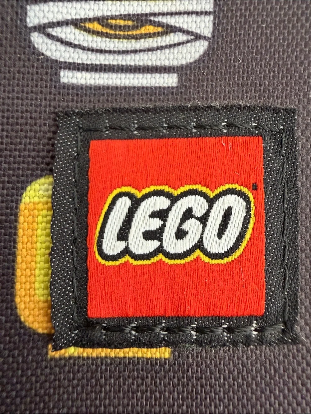 LEGO Insulated Lunch Bag Minifigure Heads Black Yellow Carry Gear Solutions⁠